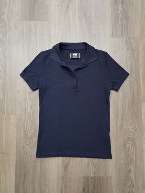 Helly Hansen Wmns Navy Technical Polo S Gorpcore Marine Sailing Comfort Preppy